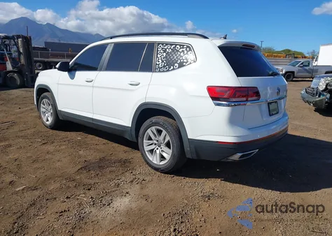 2021 Volkswagen Atlas 2.0T S z USA, uszkodzony, nr VIN 1V2AP2CA8MC607282